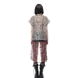 Leopard Mesh Tee