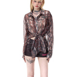 Snakeskin Sheer Set
