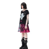 Reversible Skull Cat Tee