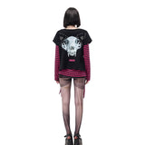 Reversible Skull Cat Tee