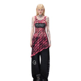 Slash Mesh Dress