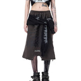Reversible Zip Skirt