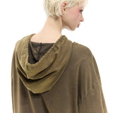 Layered Sleeve Hoodie