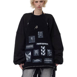Lunar Patch Knit Apron