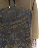 Layered Sleeve Hoodie