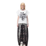 Leopard Mesh Tee