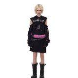 Cut-Out Hoodie Dress