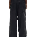 Coated Zip-Slit Jeans
