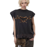 Leopard Patch Jeans