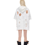 Distressed hoodie