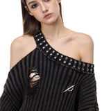 Off-Shoulder Knit