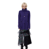 Fringed High-Neck Knit