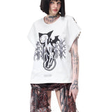 Leopard Mesh Tee
