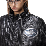Double-Zip Puffer Jacket