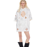 Distressed hoodie