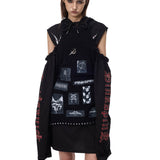 Cut-Out Hoodie Dress