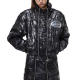 Double-Zip Puffer Skirt