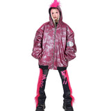 Punk fade bomber