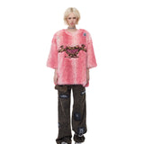 Leopard Heart Fur Tee