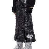 Double-Zip Puffer Skirt