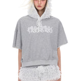 Lace mini skort