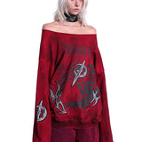 Raw Edge Sweatshirt