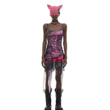 Metallic Punk Dress