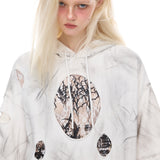 Distressed hoodie