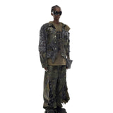 Camouflage Torn Jacket