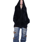 Reversible Fur Cardigan