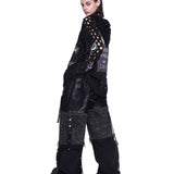 Fragmented Denim Jeans
