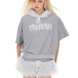 Lace mini skort