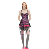 Metallic Punk Dress