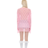 Sheer lace longsleeve