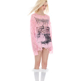 Sheer lace longsleeve