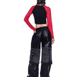 Fragmented Denim Jeans