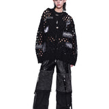Fragmented Denim Jeans