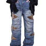 Feral Stripe Jeans