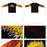Flame Patchwork Longsleeve