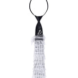 Lace punk tie