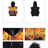 Flame Mohawk Vest